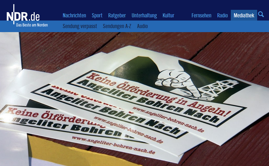 NDR: Umstrittene Erdölsuche in Angeln
